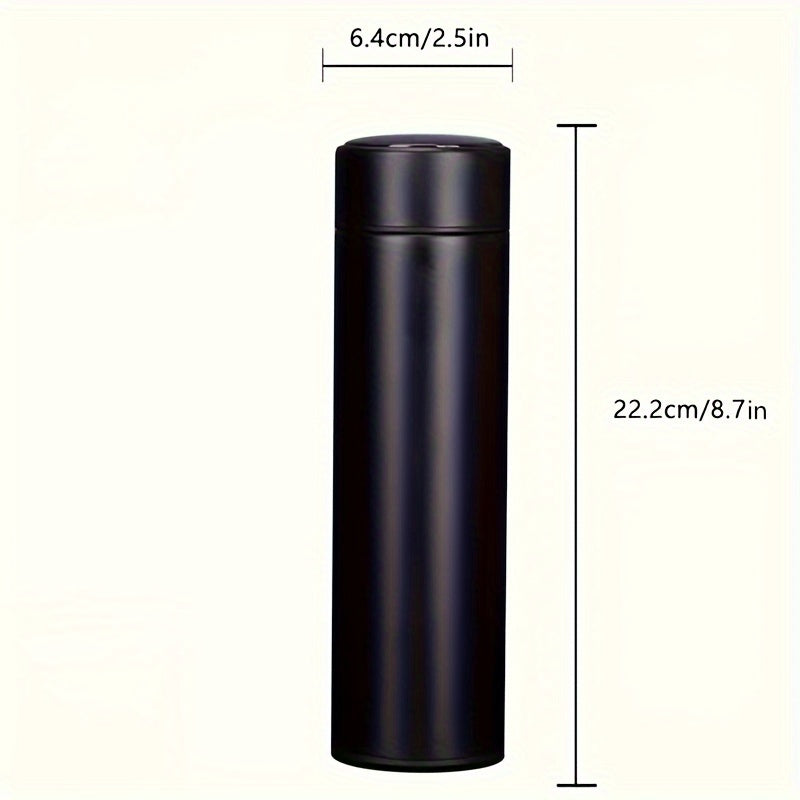 Insulated Stainless Steel Water Bottle with Digital Temperature Display - Cyprus