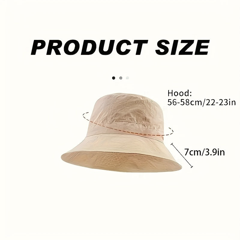 Cyprus Quick-drying Waterproof Bucket Hat - Foldable with Chin Strap