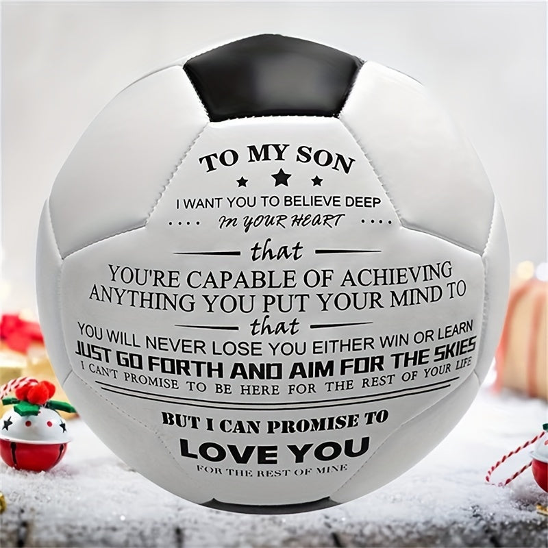 Engraved Soccer Ball Gift for Son - Perfect for Indoor/Outdoor Play - Cyprus