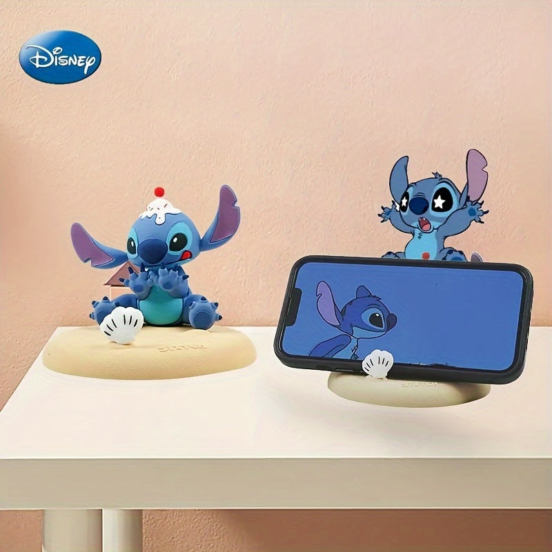 Stitch Cartoon Phone Stand | PVC Phone Stand for Live Streaming and Charging