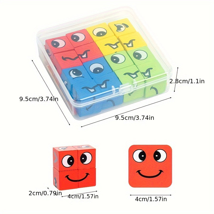 Magic Cube Puzzle Game for Kids - Engaging Face-Changing Fun for Ages 3-6 - Cyprus