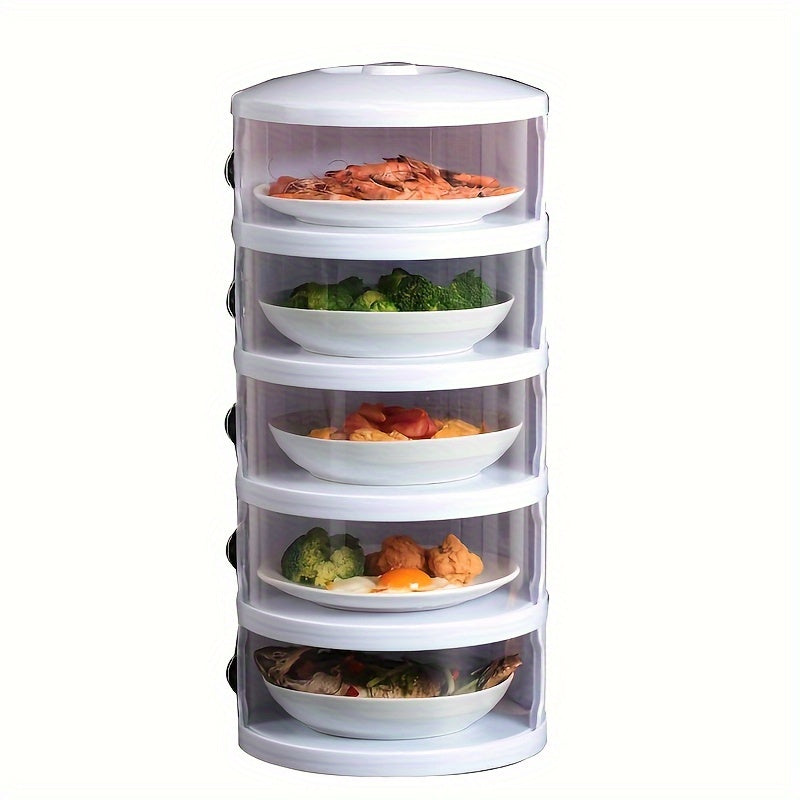 Stackable Clear Plastic Food Storage Containers with Lids for Meal and Leftover Storage