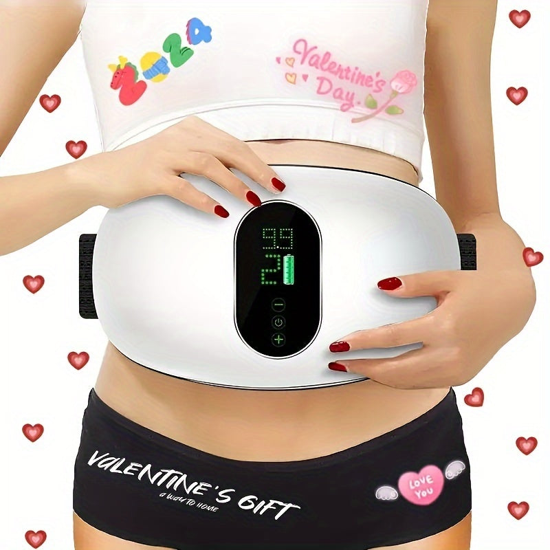 USB-Rechargeable Waist & Abdominal Massager - 3 Modes, High-Frequency Vibration - Legs, Abs, Back Relief - Cyprus