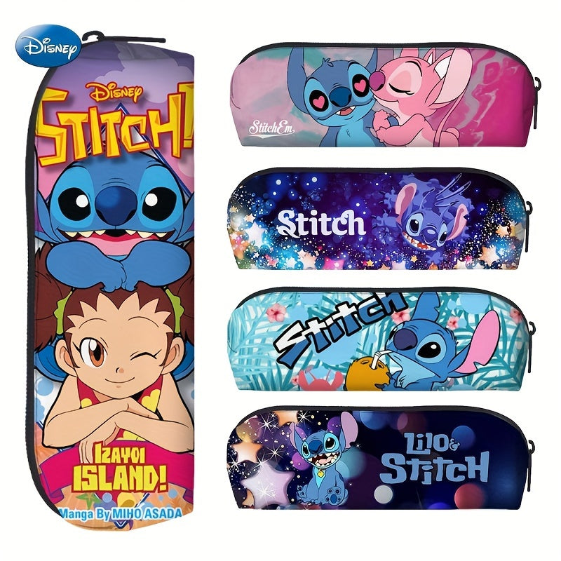 Disney Stitch Cartoon Pencil Case - Cute Desk Organizer for Office Supplies & Stationery Storage - Cyprus