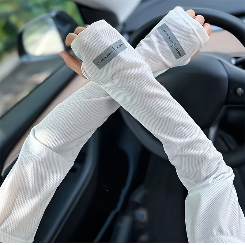 TIZZYT Summer Ice Feeling Arm Sleeves - Protect Arm, Cool, For Outdoor Sports Perfect Gift - Cyprus