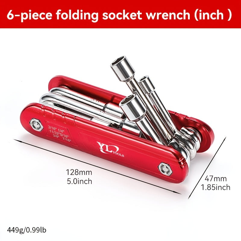 Portable Mini Folding Hexagon Socket Wrench Set - Cyprus