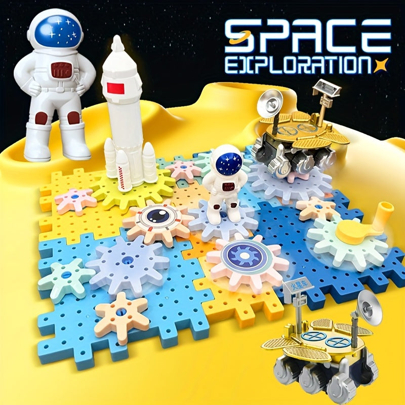 Mars Exploration Building Block Set with Space Knowledge Cards - Cyprus