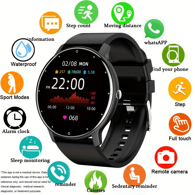 LIGE Men's Sport Multifunction Smartwatch For Android IOS - Cyprus