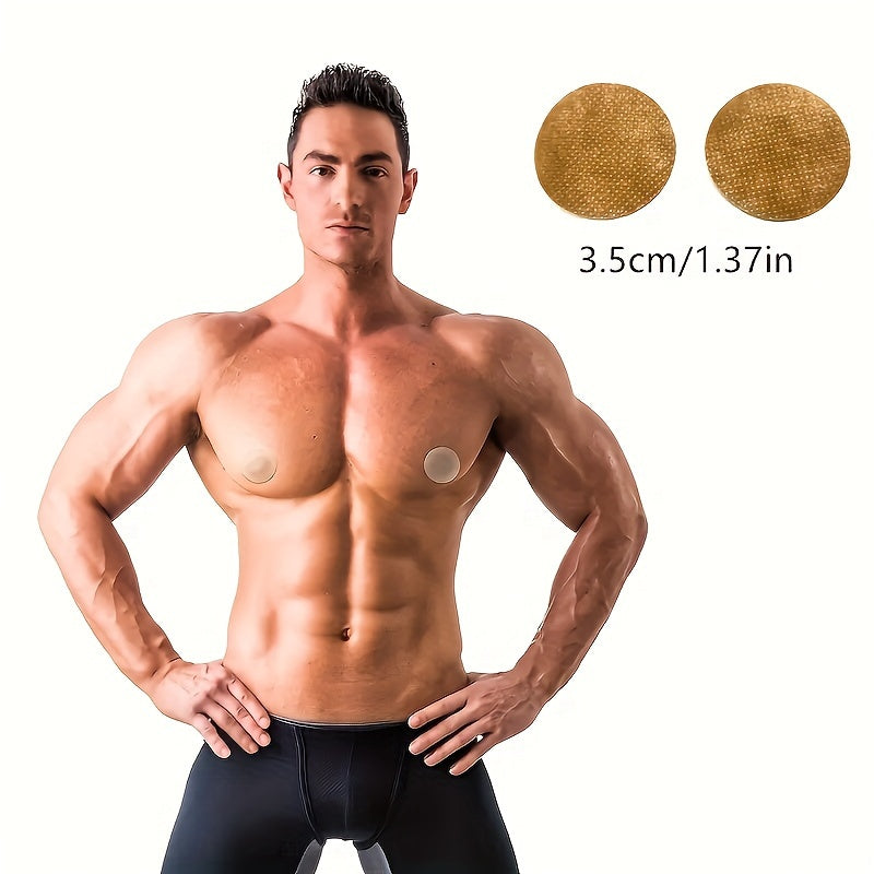 Invisible Waterproof Nipple Covers For Men - Perfect for Sports, 20pcs - Cyprus