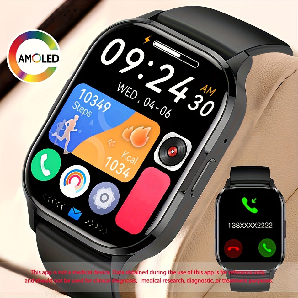 Full Touch AMOLED SMART WATCH | Πολλαπλές λειτουργίες αθλητισμού | Ασύρματες κλήσεις - Κύπρος