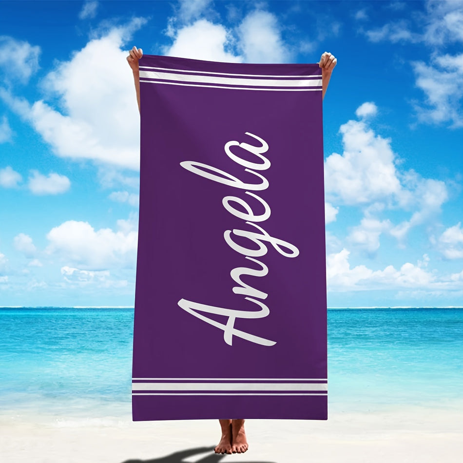 Personalised Beach Towel - Ultra-Soft & Quick-Dry - Ideal for Swimming & Travel - Cyprus