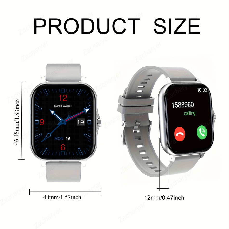 Zacharyer Wireless Calling Smart Watch - Multiple Sports Modes, APP SMS Notification - For iPhone & Android - Cyprus