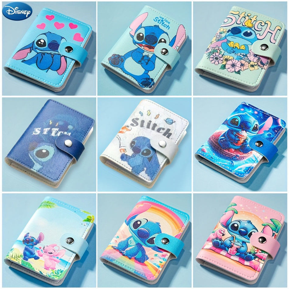 Stitch Mickey Mouse Kredi Kartı Cüzdanı - Moda ve Şık Kart Sahibi Çoklu Kart Yuvası - Kompakt ve Dayanıklı - Kıbrıs