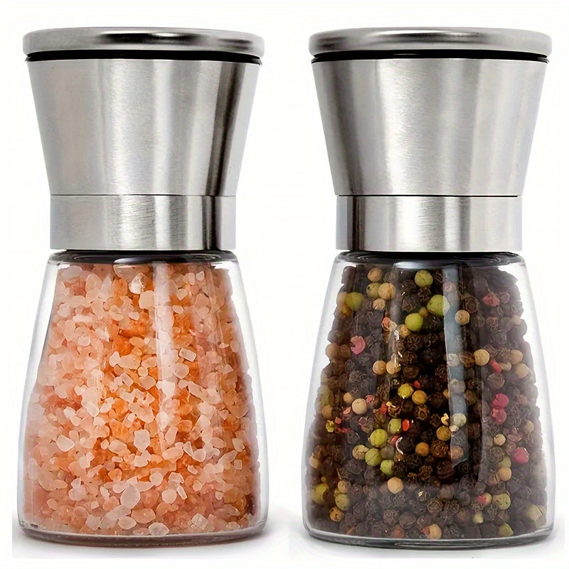 Adjustable Stainless Steel Spice Crusher - Refillable Pepper Grinder for Kitchen & Dining - Ideal for Special Occasions - Cyprus