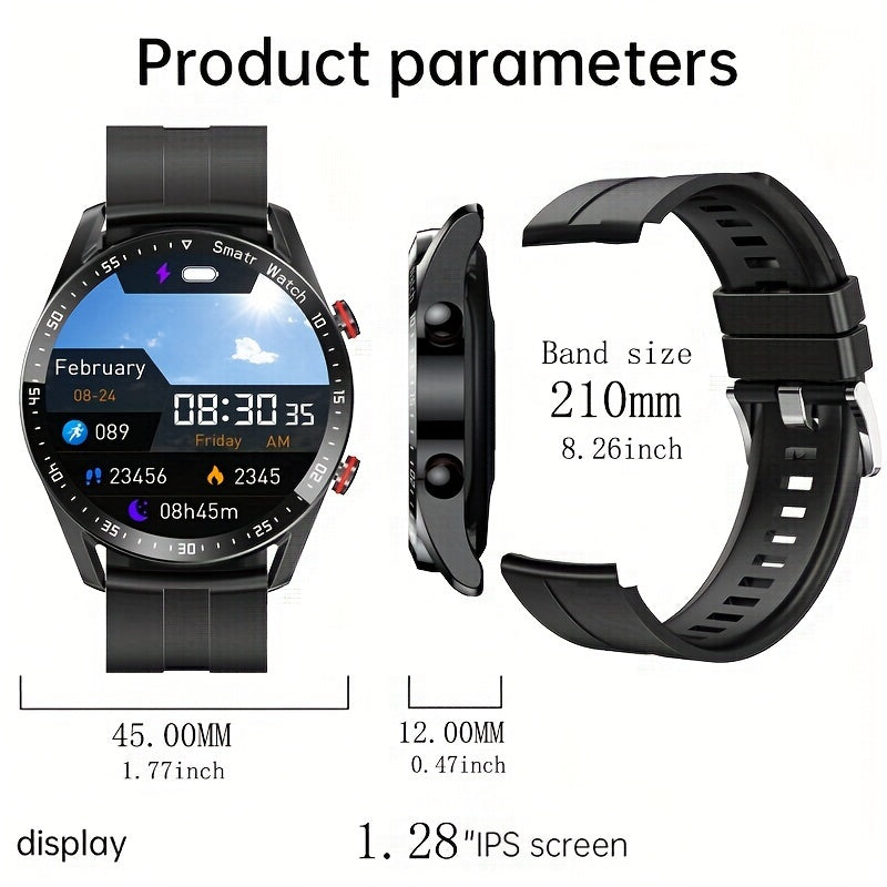 Chibear Smart Watch Men Sport Fitness Tracker Display погода - Кипр