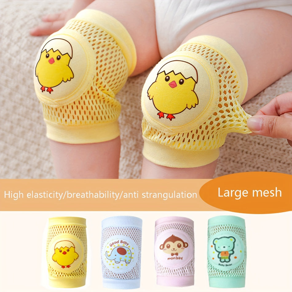 Cute Knee Pads for Babies, Summer Breathable Knee Protectors 🌞