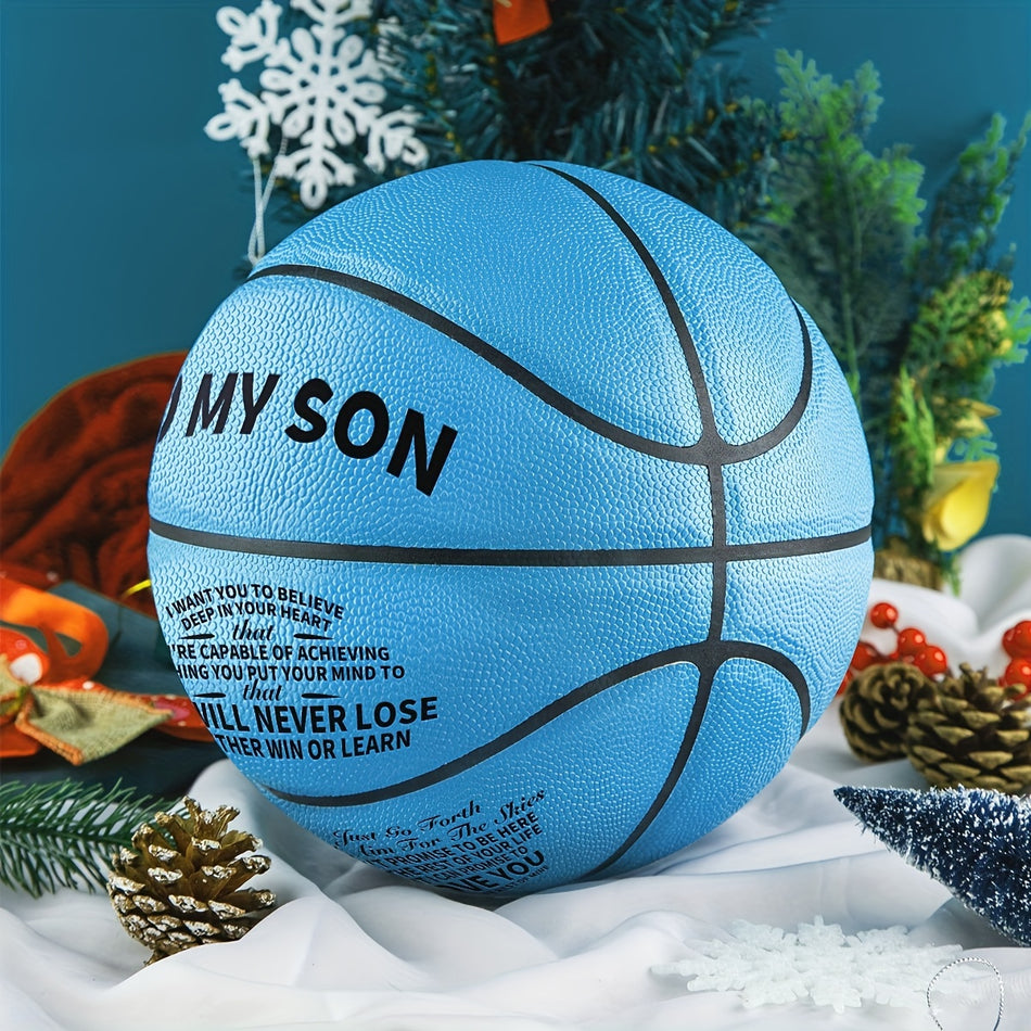 Blue Creative Basketball with Pump - Ideal Gift for Special Occasions - Cyprus