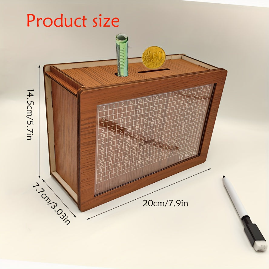 Self-Assembled Wooden Saving Pot - Cyprus