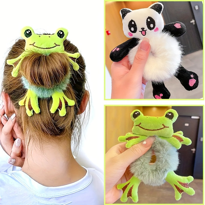 Cute Cartoon Plush HeadBand - Frog & Panda Face Wash Headband - Ideal Gifts for Girls - Cyprus