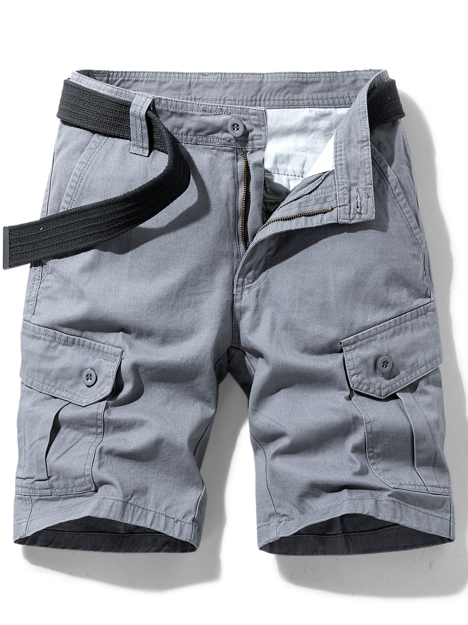 Comfortable Men's Multi Pocket Cargo Shorts - Cyprus