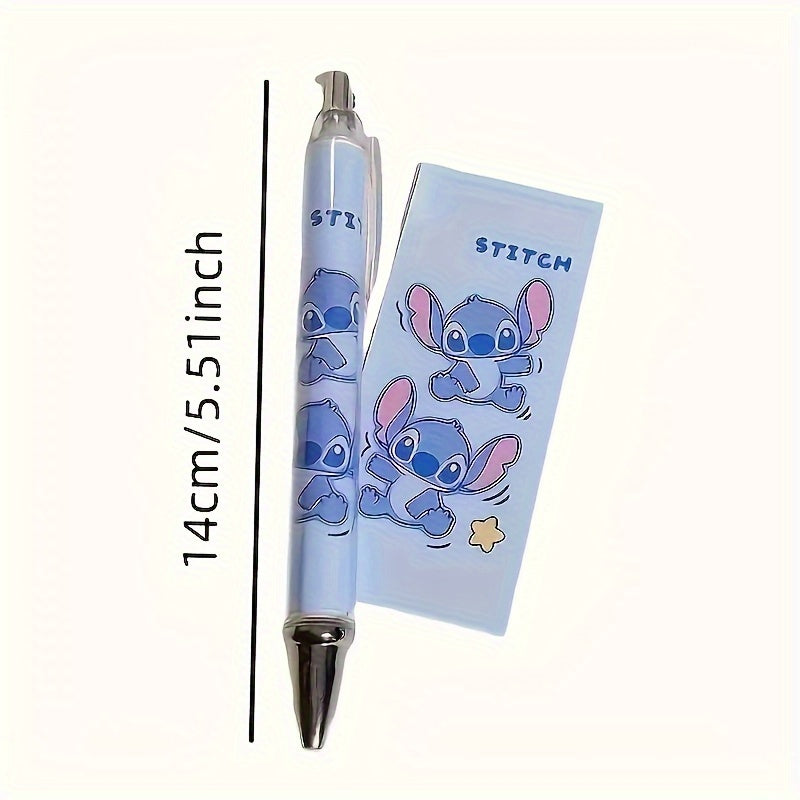 Disney Stitch Themed Gel Ink Rollerball Pens, Quick Drying 0.5mm Medium Point - UME Office and School Supplies - Cyprus
