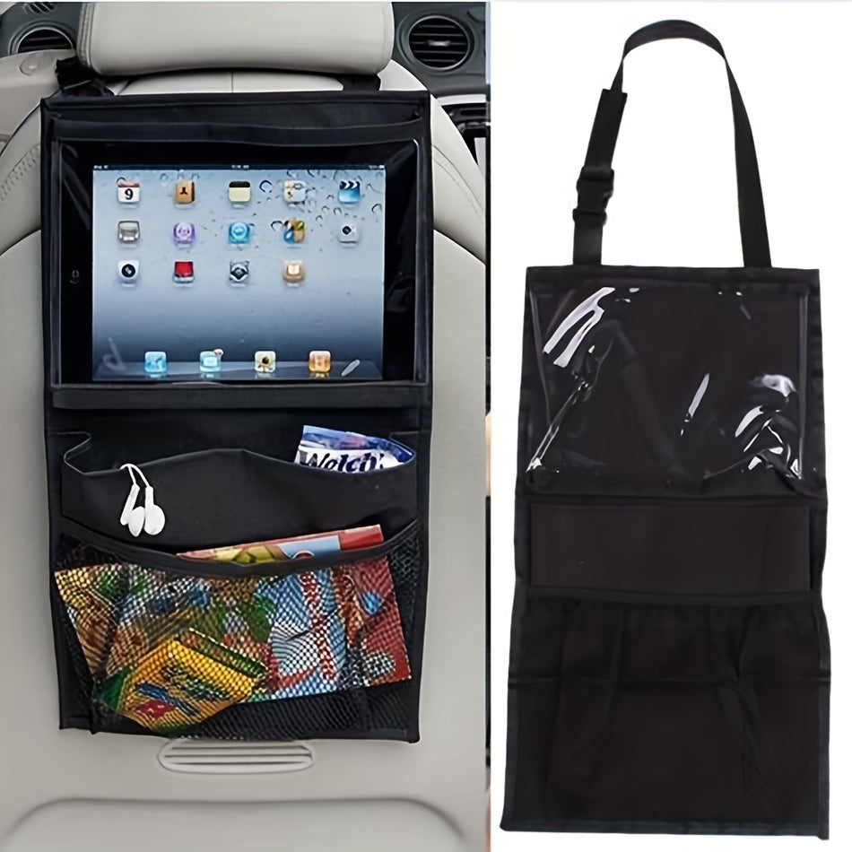 Car Backseat Organizer & Tablet Holder for Trip Travel 🚗