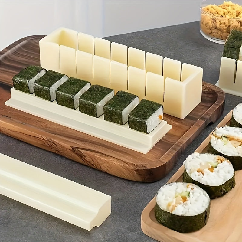 3pcs Sushi Kalıp Kiti - DIY Sushi Maker & Bento aksesuarı