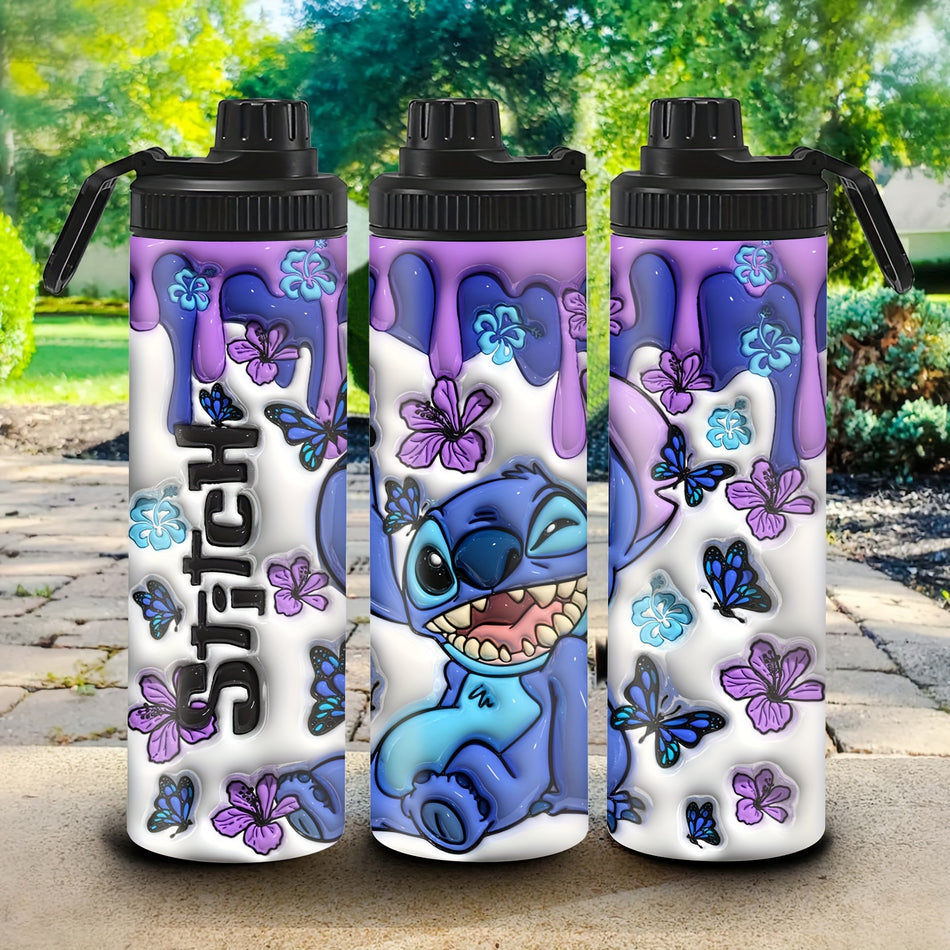 Stitch & Butterfly 20oz Tumbler из нержавеющей стали - идеально подходит для горячих и холодных напитков, отличный рождественский подарок - Кипр