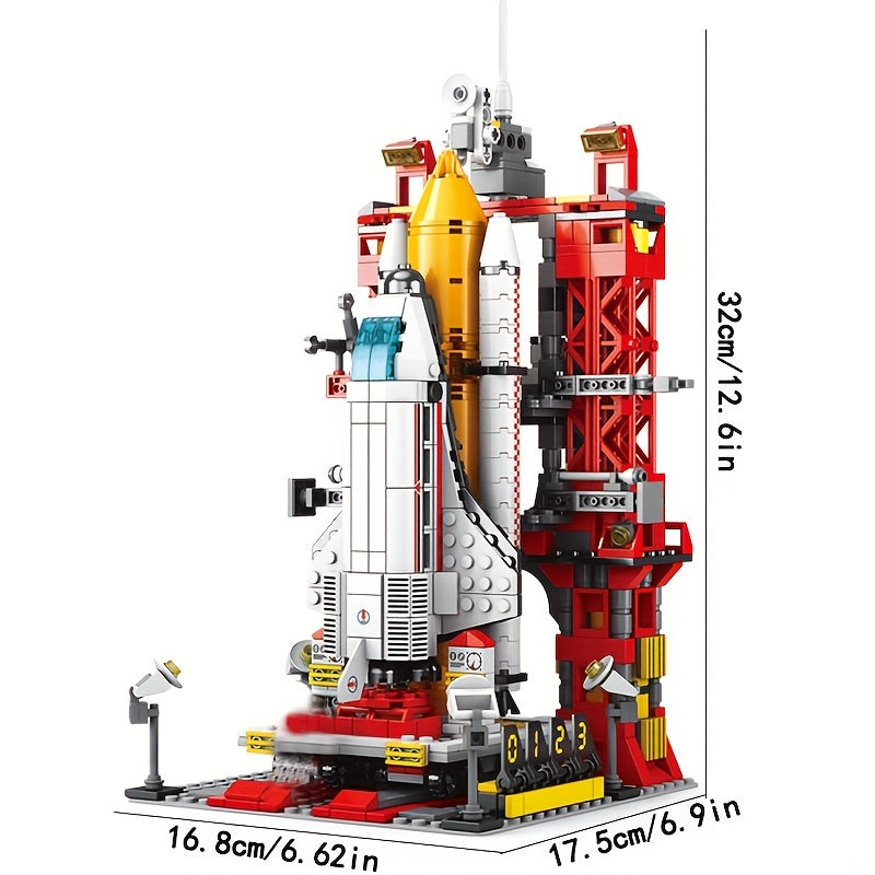 Havacılık Modeli Yapı Taşları - Aerospace Roket Gemi Montaj Oyuncakları 14+ - Kıbrıs