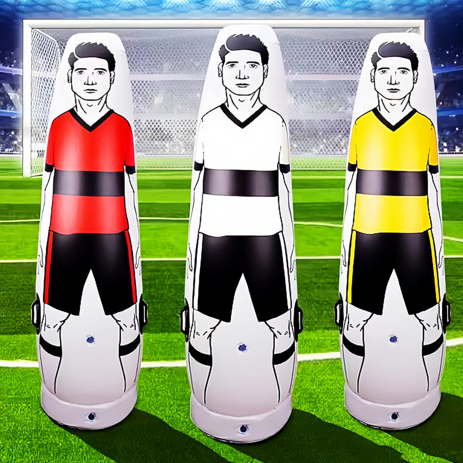 Passing Precision Inflatable Soccer Goalkeeper Training Mannequins - Durable PVC - Cyprus