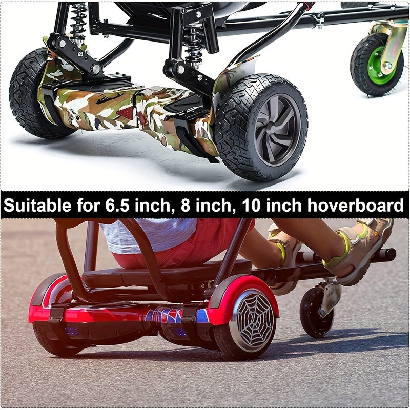 Adjustable Hoverboard Seat Attachment Straps - Durable Nylon for Self-Balancing Scooters and Go Carts