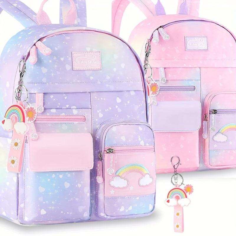 Dream Serisi Omurga Koruması Basit Backpack Schoolbag - Kıbrıs