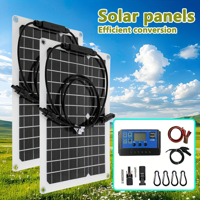 Portable Solar Panel Kit - Off -Grid -Strom für Wohnmobile, Yacht, Zuhause, Camping - Ideales Geschenk für Papa - Zypern