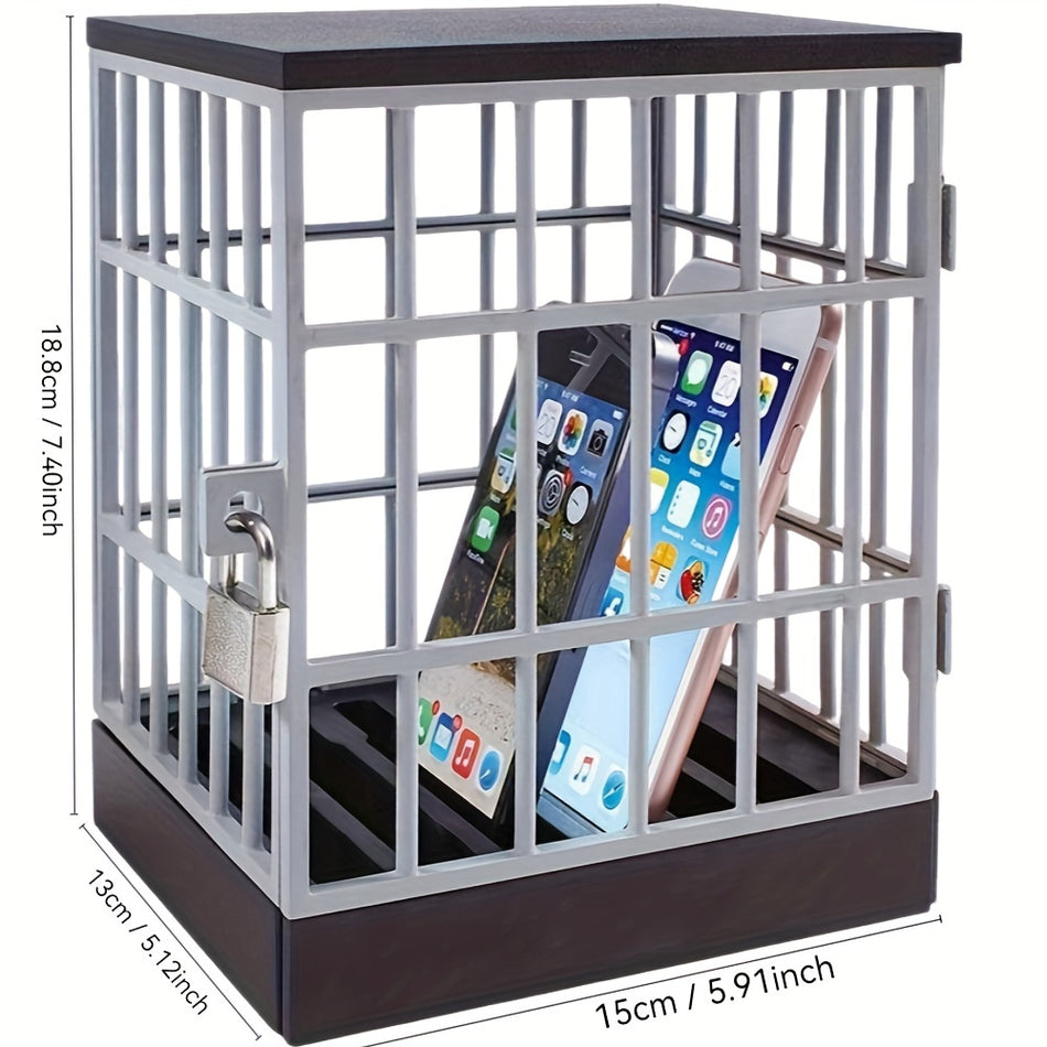 Mobile Phone Jail Cell Holder & Smartphone Lock-Up - Family & Party Fun Novelty Gift Idea - Cyprus