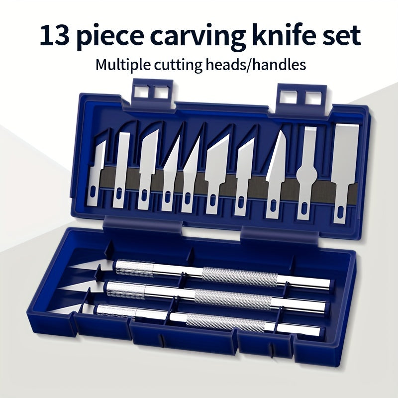 13pcs Metal Carving Knife Pen Art Seal Cutting Tool - Cyprus