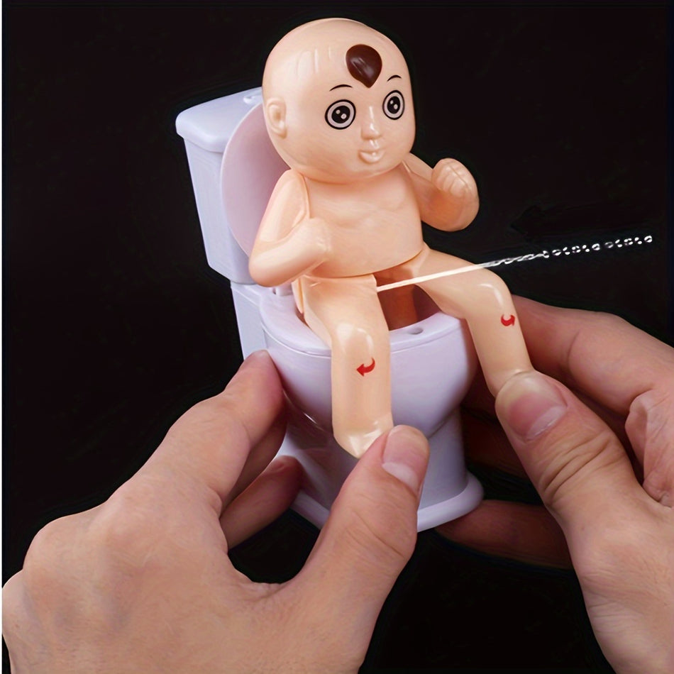 Sprinkler Toilet Boy Sitting Doll Toy - Cyprus