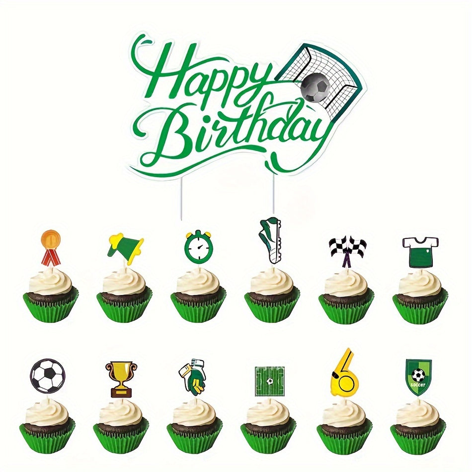 🔵 Football Happy Birthday Set - Cyprus