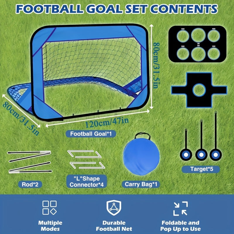 Four-in-One Portable Soccer Goal Net for All Ages - Cyprus