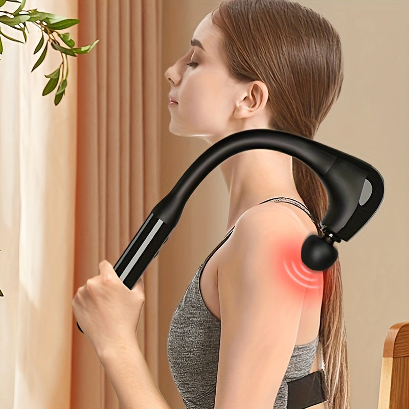 Ανακουφίστε το όπλο μασάζ μυών - Curved Handles Back Massage Gun - Κύπρο