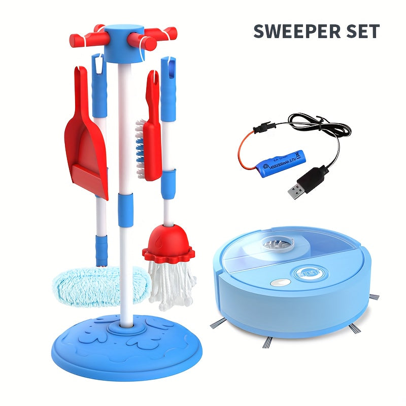 Διαδραστικό Play House Cleaning Set με ασύρματο κενό & MOP για παιδιά