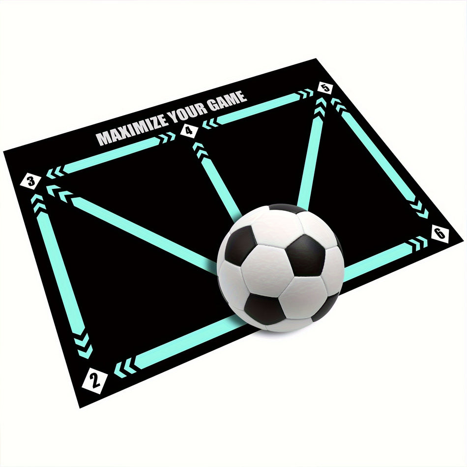 Football Footstep Training Mat - Non-Slip Shock-Absorbing Sports Equipment - Cyprus