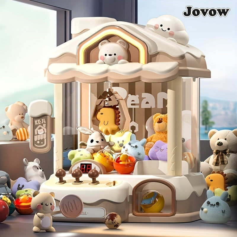 Jovow Oversized Catching Doll Machine, Bear Snow House Theme - Cyprus