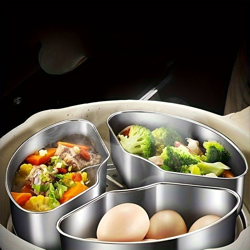 Stainless Steel Fan-Shaped Steamer Set - Healthy Cooking - Cyprus