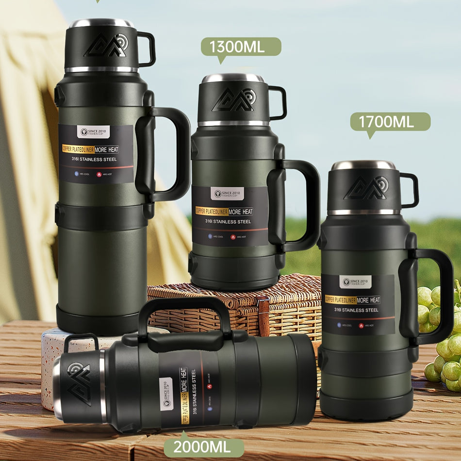 304 Edelstahl Isolierte Wasserflasche für Outdoor -Aktivitäten - Zypern