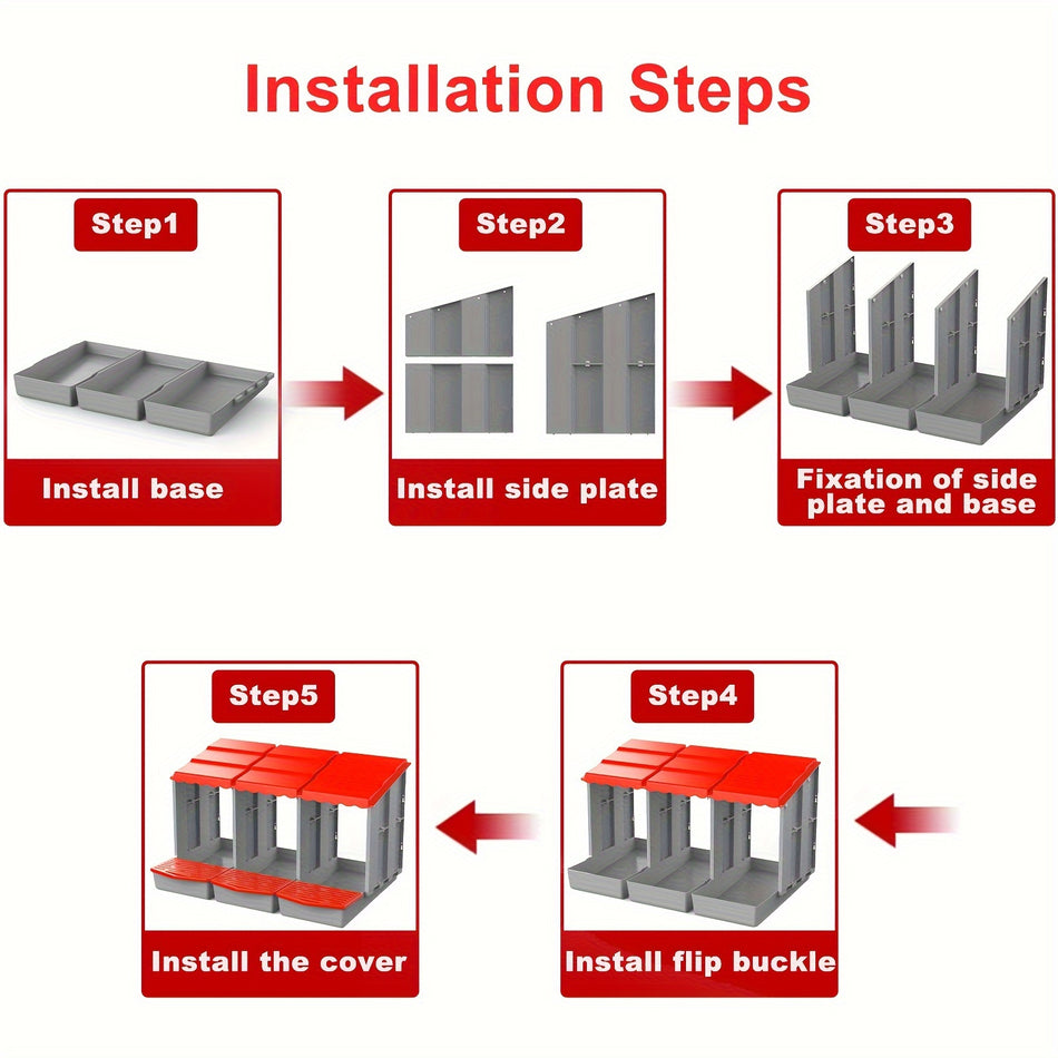 Wand montiert Easy-Installation Chicken Nisting Box für Hühner & Enten