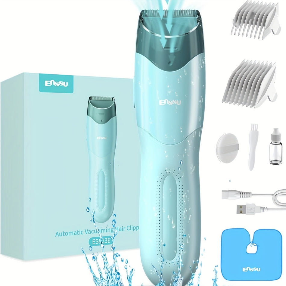 Vacuum Hair Clippers with 2 Modes and Waterproof Design | Cordless Haircut Kit 🪓