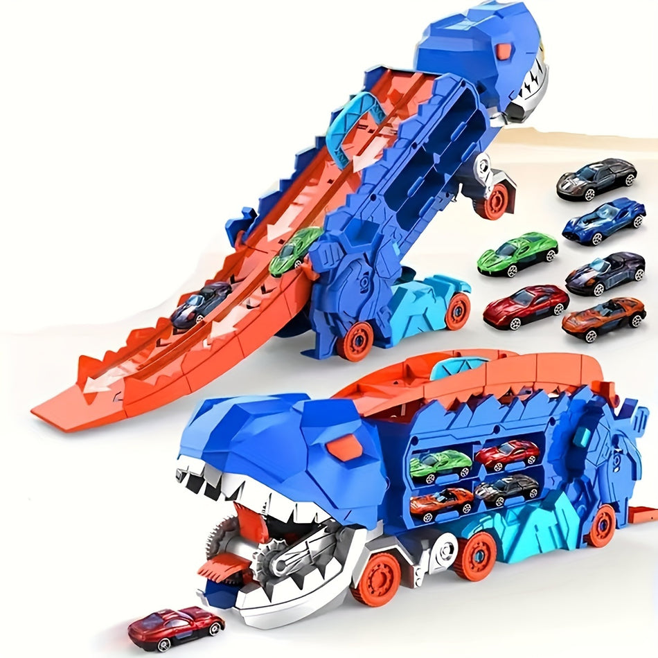 Dinosaur Ultimate Transporter Track Toy - Transforming Truck und T -Rex - Zypern