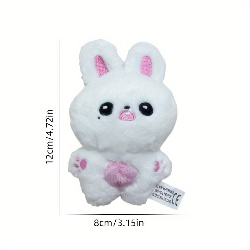 Kpop Idol Rabbit Keychain - Soft Cotton Bunny Bag Charm - Cyprus