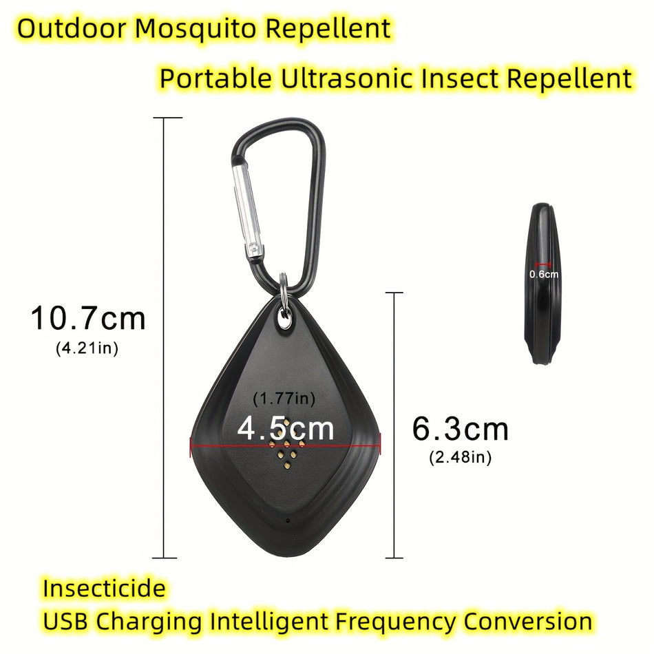 Portable Ultrasonic Mosquito Repellent with USB Charging - Protect Your Family from Insects - Cyprus