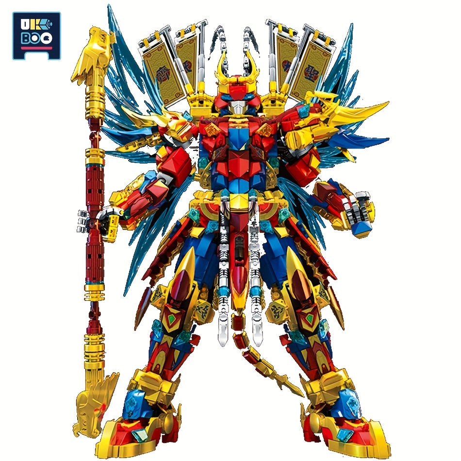 UKBOO 2362pcs Movable Action Warrior Robot Mecha Building Blocks Set - Cyprus